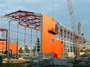 Монтаж металлоконструкций для промышленного здания